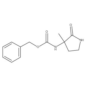 benzyl N-(3-methyl-2-oxopyrrolidin-3-yl)carbamate Structure