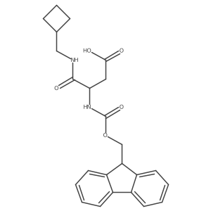 3-[(cyclobutylmethyl)carbamoyl]-3-({[(9H-fluoren-9-yl)methoxy]carbonyl}amino)propanoic acid Structure