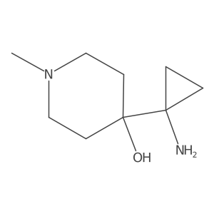 4-(1-Aminocyclopropyl)-1-methylpiperidin-4-ol Structure