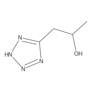(2S)-1-(1H-1,2,3,4-tetrazol-5-yl)propan-2-ol结构式
