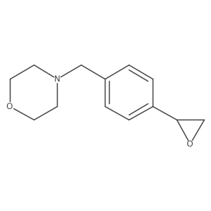 4-({4-[(2R)-oxiran-2-yl]phenyl}methyl)morpholine结构式