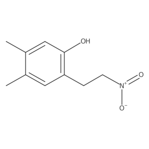 4,5-Dimethyl-2-(2-nitroethyl)phenol结构式
