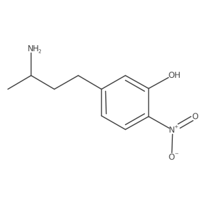 5-(3-Aminobutyl)-2-nitrophenol Structure