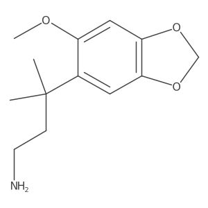 3-(6-Methoxy-1,3-dioxaindan-5-yl)-3-methylbutan-1-amine Structure