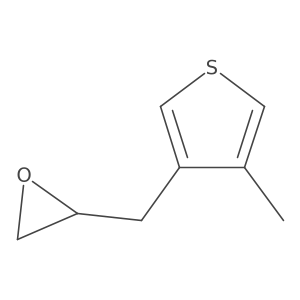 2-[(4-Methylthiophen-3-yl)methyl]oxirane结构式