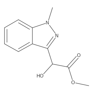 methyl 2-hydroxy-2-(1-methyl-1H-indazol-3-yl)acetate Structure
