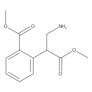 Methyl 2-(3-amino-1-methoxy-1-oxopropan-2-yl)benzoate Structure