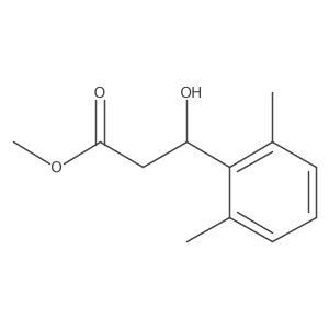 Methyl 3-(2,6-dimethylphenyl)-3-hydroxypropanoate Structure