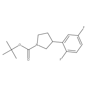 1-Boc-3-(2,5-difluorophenyl)pyrrolidine Structure