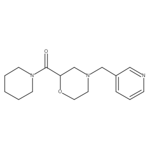 2-(Piperidine-1-carbonyl)-4-[(pyridin-3-yl)methyl]morpholine Structure