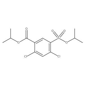 Propan-2-yl 2,4-dichloro-5-propan-2-yloxysulfonylbenzoate Structure