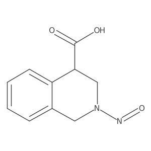 2-Nitroso-1,2,3,4-tetrahydroisoquinoline-4-carboxylic acid Structure