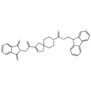3-(1,3-dioxo-2,3-dihydro-1H-isoindol-2-yl) 8-(9H-fluoren-9-yl)methyl 1-oxa-2,8-diazaspiro[4.5]dec-2-ene-3,8-dicarboxylate Structure