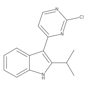 3-(2-chloropyrimidin-4-yl)-2-isopropyl-1H-indole结构式