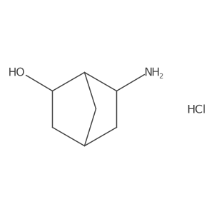 rel-(1R,2R,4S,6S)-6-Aminobicyclo[2.2.1]heptan-2-ol hydrochloride结构式