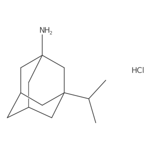 (3-Isopropyl-1-adamantyl)amine hydrochloride Structure