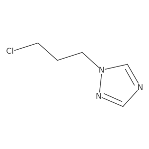 1-(3-chloropropyl)-1H-1,2,4-triazole结构式