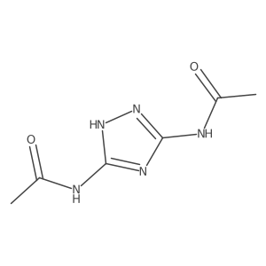 N-(3-acetamido-1H-1,2,4-triazol-5-yl)acetamide Structure
