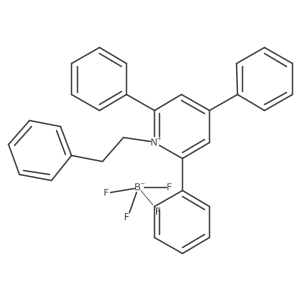 N-Ethylbenzene-2,4,6-triphenyl pyridinium tetrafluoroborate Structure