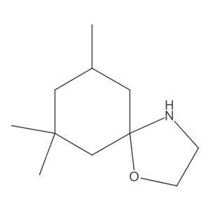 7,7,9-Trimethyl-1-oxa-4-azaspiro[4.5]decane结构式