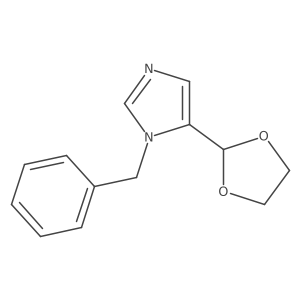 5-(1,3-Dioxolan-2-yl)-1-(phenylmethyl)-1H-imidazole Structure