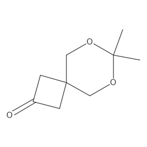 7,7-Dimethyl-6,8-dioxaspiro[3.5]nonan-2-one结构式