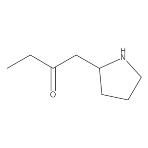 1-(Pyrrolidin-2-yl)butan-2-one Structure
