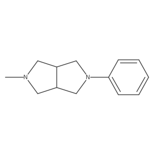 2-Methyl-5-phenyl-octahydropyrrolo[3,4-c]pyrrole结构式
