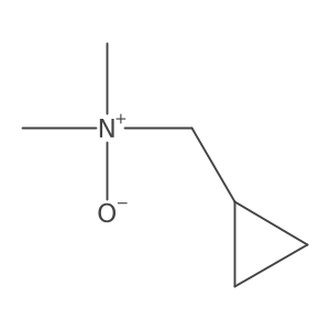 Cyclopropanemethanamine, N,N-dimethyl-, N-oxide Structure