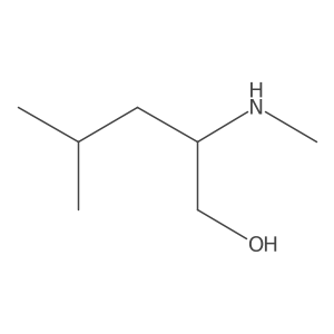 4-Methyl-2-(methylamino)pentan-1-ol Structure