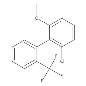 6-Chloro-2-methoxy-2'-trifluoromethyl-biphenyl Structure