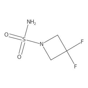 3,3-Difluoroazetidine-1-sulfonamide结构式