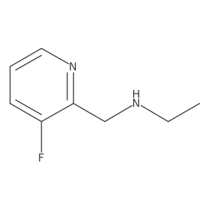 Ethyl-(3-fluoro-pyridin-2-ylmethyl)-amine结构式