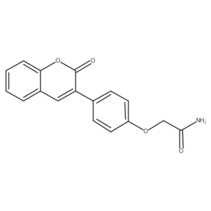 2-[4-(2-oxo-2H-chromen-3-yl)phenoxy]acetamide Structure