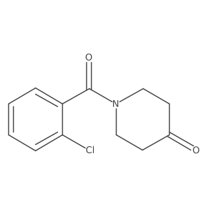 1-(2-Chlorobenzoyl)piperidin-4-one结构式