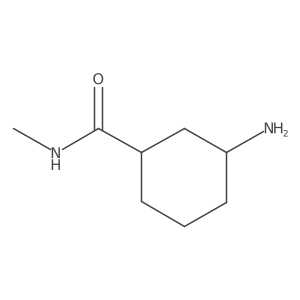 3-amino-N-methylcyclohexane-1-carboxamide结构式