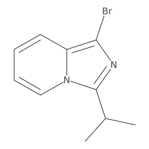 1-Bromo-3-(propan-2-yl)imidazo[1,5-a]pyridine Structure