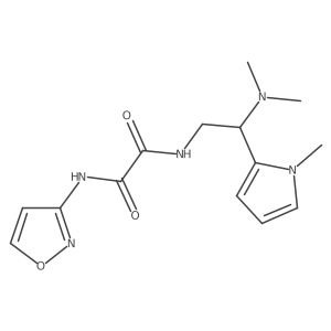 N1-(2-(dimethylamino)-2-(1-methyl-1H-pyrrol-2-yl)ethyl)-N2-(isoxazol-3-yl)oxalamide Structure