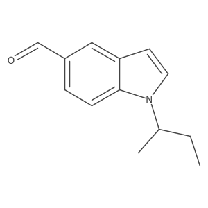 1-(Sec-butyl)-1H-indole-5-carbaldehyde Structure