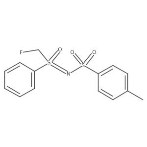 N-((Fluoromethyl)(oxo)(phenyl)-l6-sulfaneylidene)-4-methylbenzenesulfonamide Structure