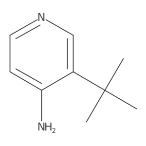 3-(tert-Butyl)pyridin-4-amine结构式