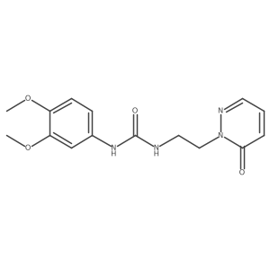 1-(3,4-dimethoxyphenyl)-3-(2-(6-oxopyridazin-1(6H)-yl)ethyl)urea Structure