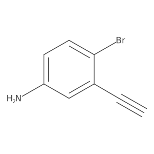 4-Bromo-3-ethynylaniline Structure