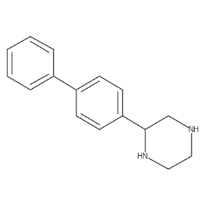 (S)-2-([1,1'-Biphenyl]-4-yl)piperazine结构式