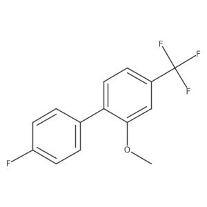 4'-Fluoro-2-methoxy-4-(trifluoromethyl)biphenyl结构式
