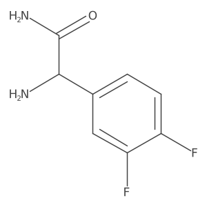 2-Amino-2-(3,4-difluorophenyl)acetamide Structure