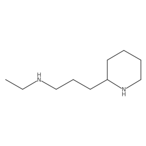 N-ethyl-3-(piperidin-2-yl)propan-1-amine结构式