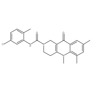 N-(5-chloro-2-methylphenyl)-5,6,8-trimethyl-10-oxo-3,4,5,10-tetrahydrobenzo[b][1,6]naphthyridine-2(1H)-carboxamide Structure