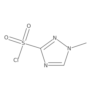 1-Methyl-1H-1,2,4-triazole-3-sulfonyl chloride结构式