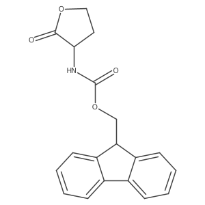 (9H-Fluoren-9-yl)methyl (2-oxotetrahydrofuran-3-yl)carbamate结构式
